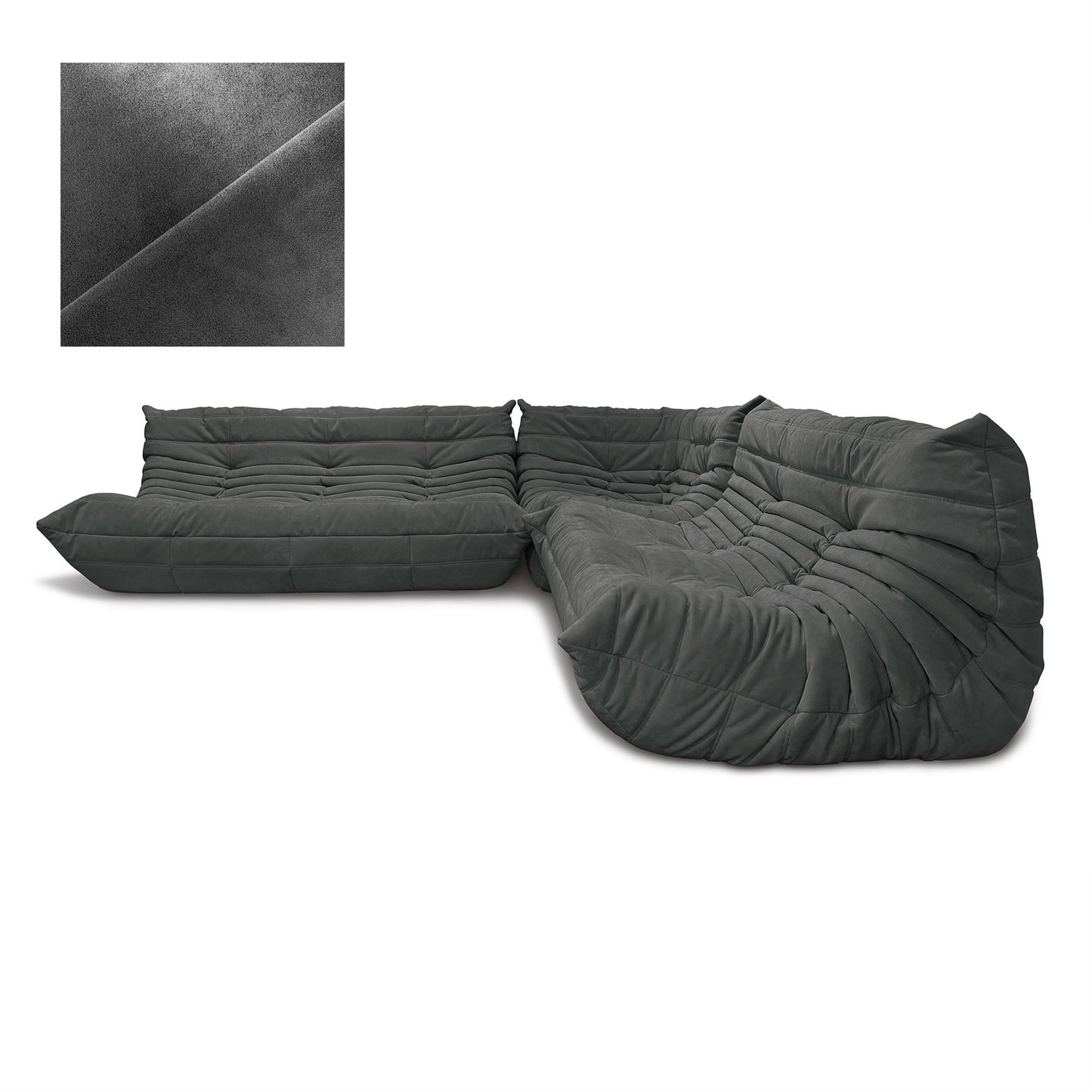 TOGO alle Elemente 3-Sitzer, 2-Sitzer, Ecke, Sessel, Hocker und Kombination mit ca. 12-16 Wochen Zeit der Vorfreude!