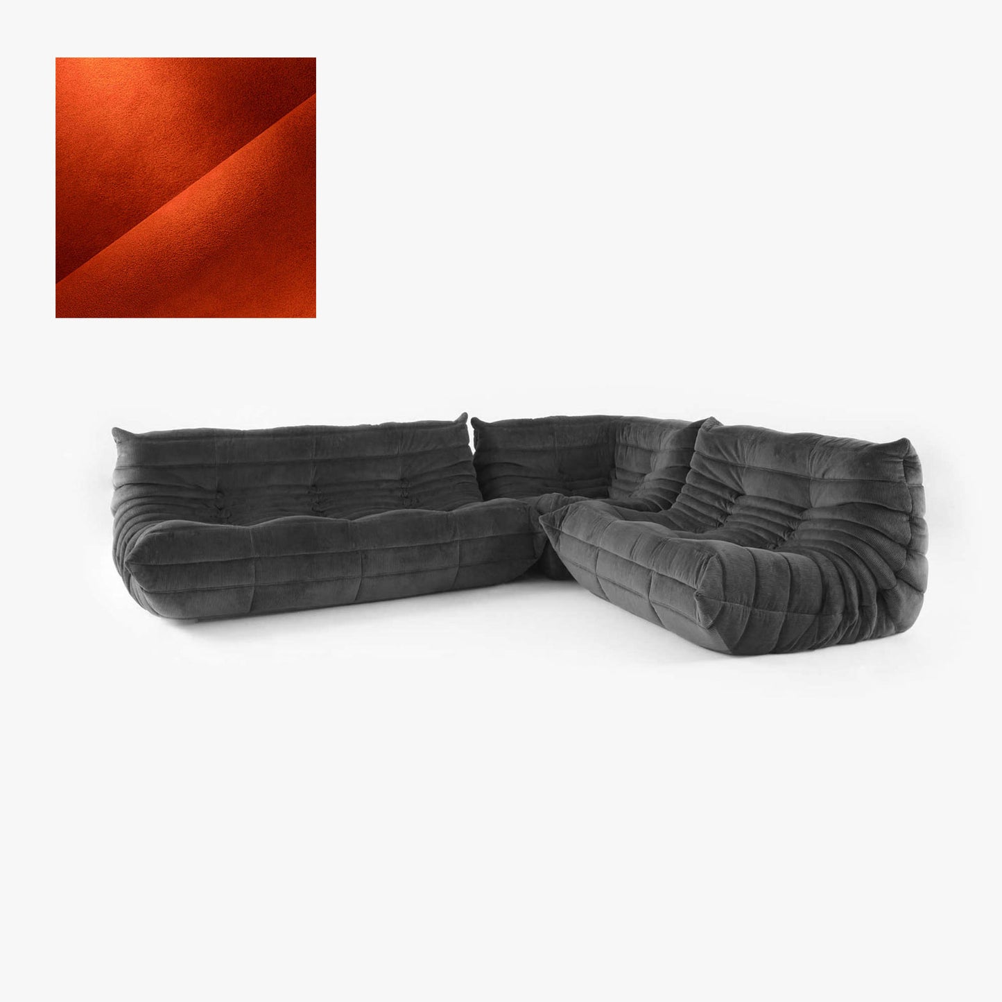 TOGO alle Elemente 3-Sitzer, 2-Sitzer, Ecke, Sessel, Hocker und Kombination mit ca. 12-16 Wochen Zeit der Vorfreude!