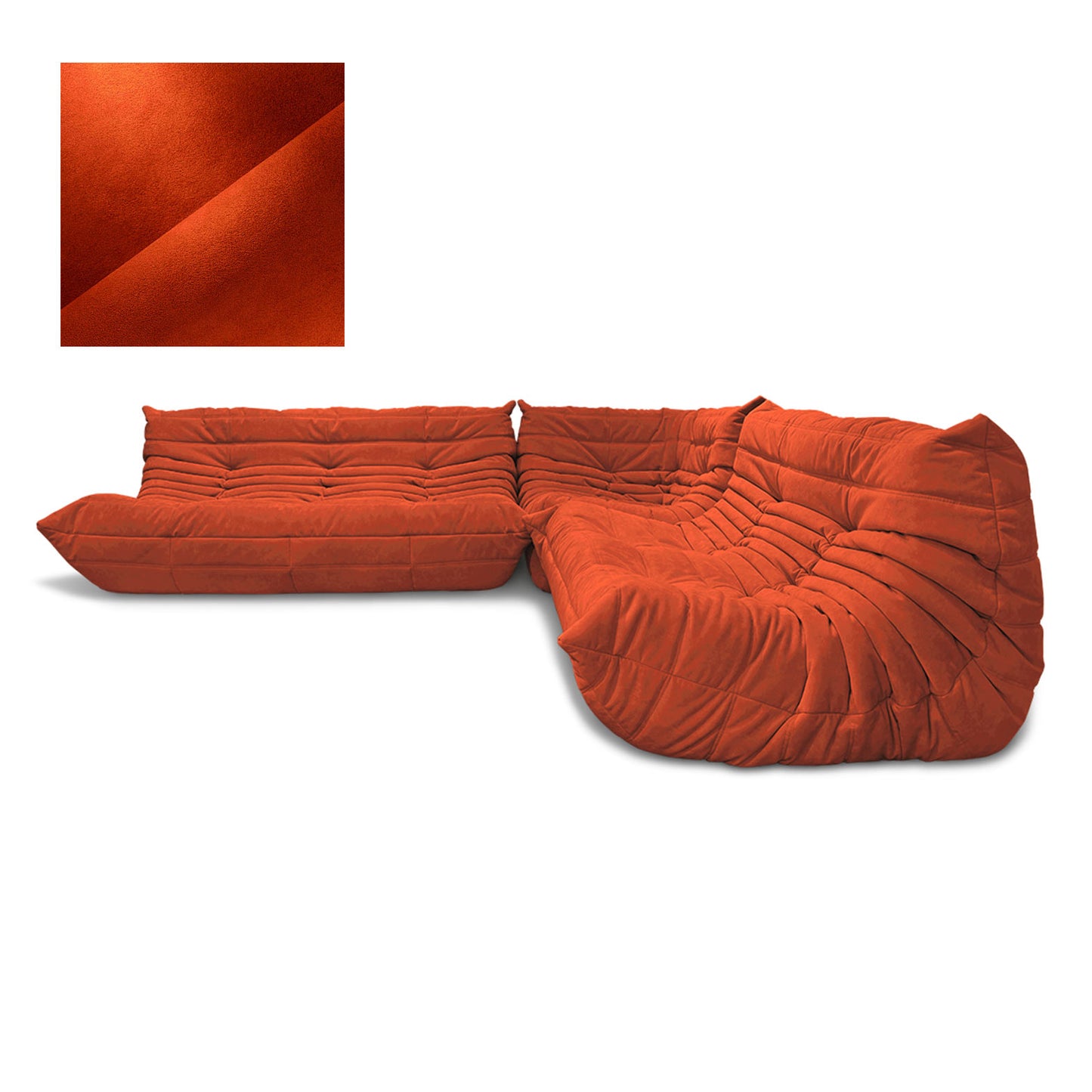 TOGO alle Elemente 3-Sitzer, 2-Sitzer, Ecke, Sessel, Hocker und Kombination mit ca. 12-16 Wochen Zeit der Vorfreude!