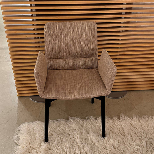 BENDCHAIR mit Armlehnen Gestell schwarz gebeizt